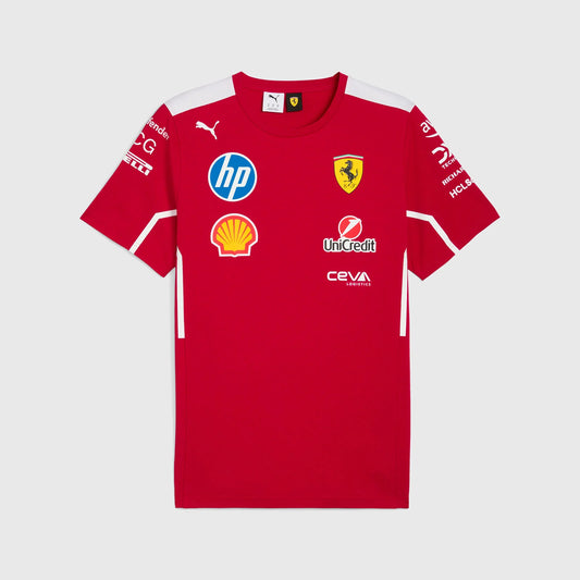 Scuderia Ferrari F1 Ladies Team Tee Red