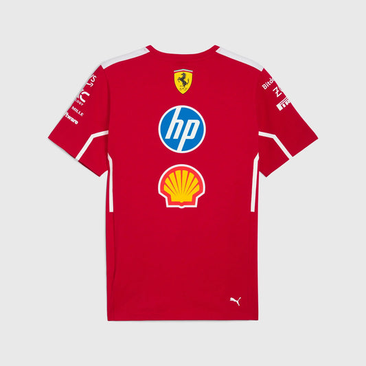 Scuderia Ferrari F1 Ladies Team Tee Red
