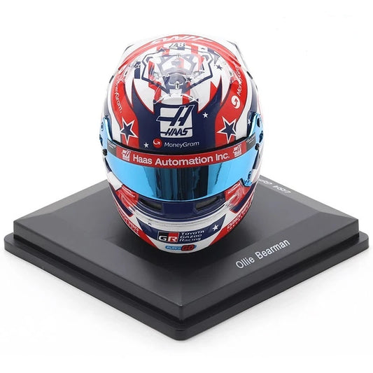 2025 MoneyGram Haas F1 Ollie Bearman USGP 1:5th Scale Helmet //speedgear.com/cdn/shop/files/AH6905-3.webp?v=1785341290