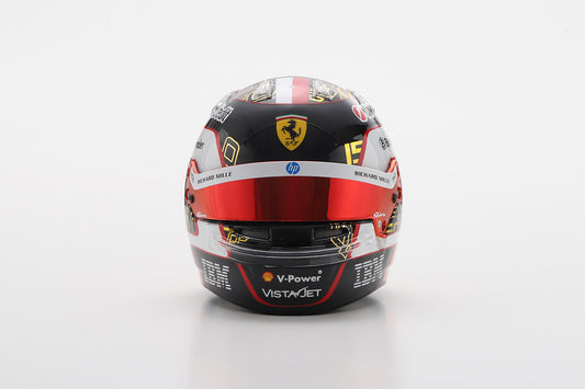 2025 Scuderia Ferrari Charles LeClerc Abu Dhabi 1:5th Scale Helmet //speedgear.com/cdn/shop/files/AH6910.jpg?v=1787659698