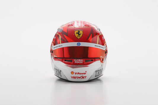 2025 Scuderia Ferrari Charles LeClerc Las Vegas 1:5th Scale Helmet //speedgear.com/cdn/shop/files/AH6911.jpg?v=1787660040