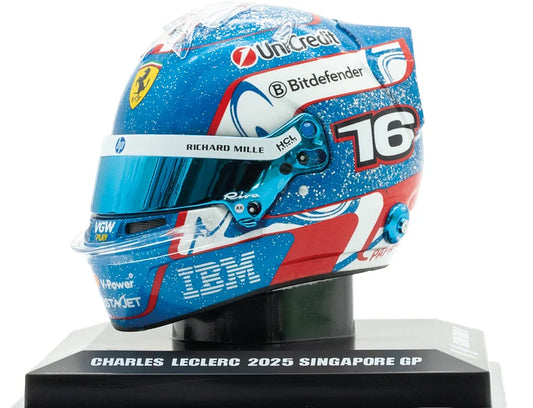 2025 Scuderia Ferrari Charles LeClerc Singapore GP 1:5th Scale Helmet //speedgear.com/cdn/shop/files/AH6916-3.webp?v=1792676033