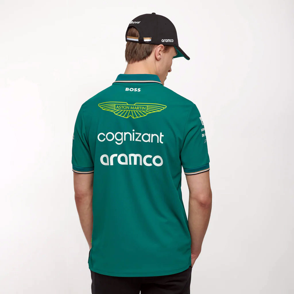 Kimoa Alonso x AMF1 Lifestyle Polo Shirt Green