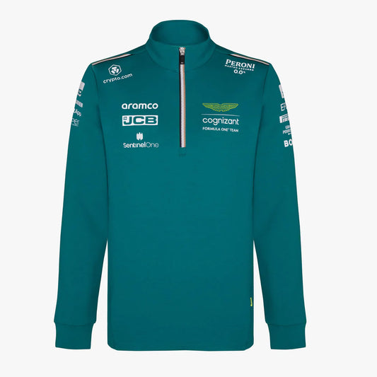 Aston Martin F1 Team Zip Sweatshirt Green