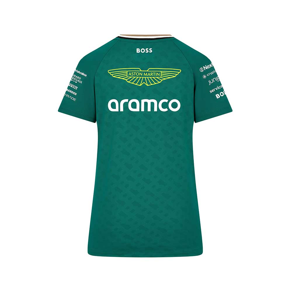 Aston Martin F1 Womens Team Tee Shirt Green