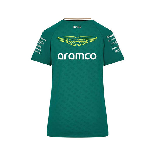 Aston Martin F1 Womens Team Tee Shirt Green