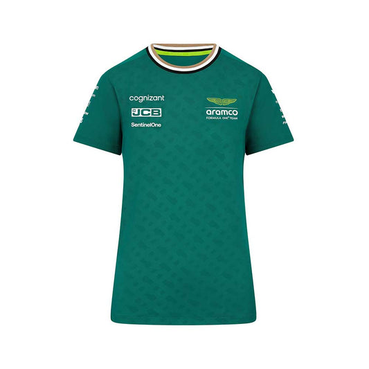 Aston Martin F1 Womens Team Tee Shirt Green