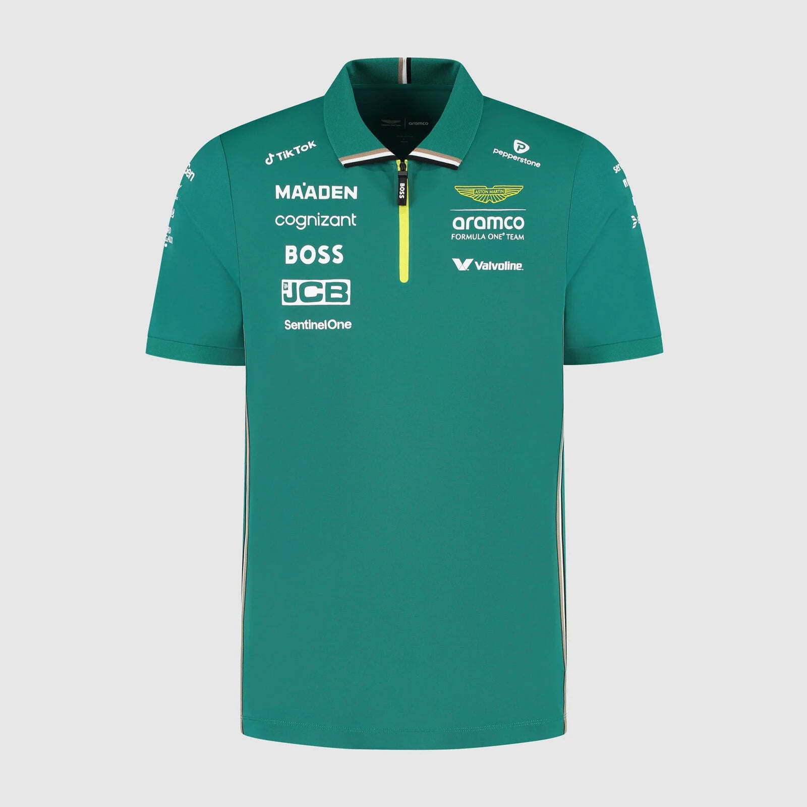 Aston Martin F1 Replica Team Polo Shirt 2025 Green – Speedgear