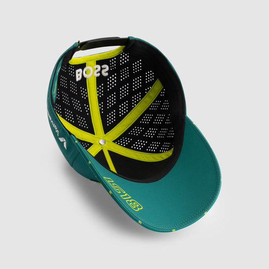 Aston Martin F1 Lance Stroll #18 Hat 2025 Green