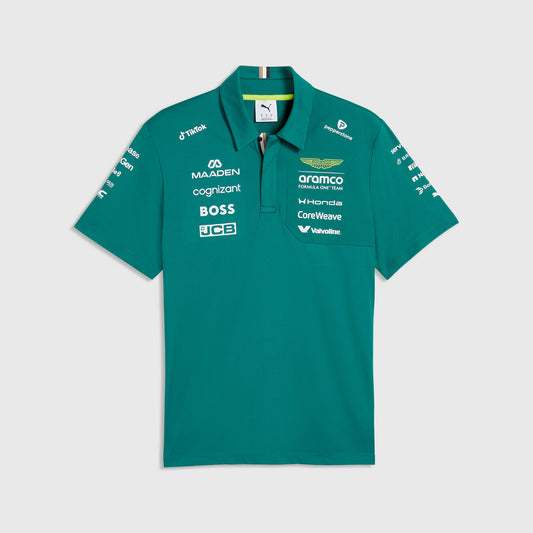 Aston Martin F1 Replica Team Polo Shirt 2026 Green //speedgear.com/cdn/shop/files/AS6211.jpg?v=1776695479