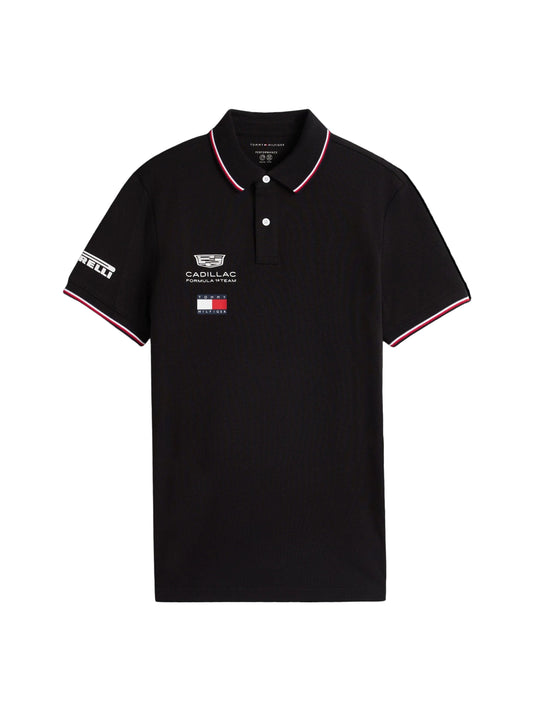 Cadillac F1 Racing Team Polo Shirt Black //speedgear.com/cdn/shop/files/CA6211.jpg?v=1771265588