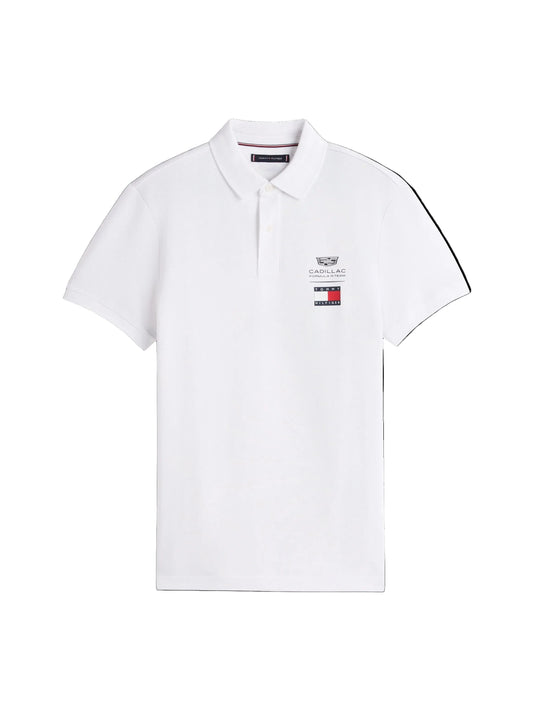 Cadillac F1 Racing Logo Polo Shirt White //speedgear.com/cdn/shop/files/CA6214.webp?v=1771265767