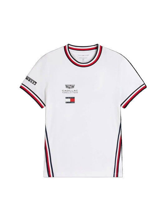 Cadillac F1 Racing Ladies Team Tee Shirt White //speedgear.com/cdn/shop/files/CA6630-2.webp?v=1771342220
