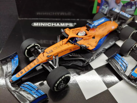 1:43rd McLaren F1 Team MCL35M Ricciardo/Norris Italian GP Podium Set 2021