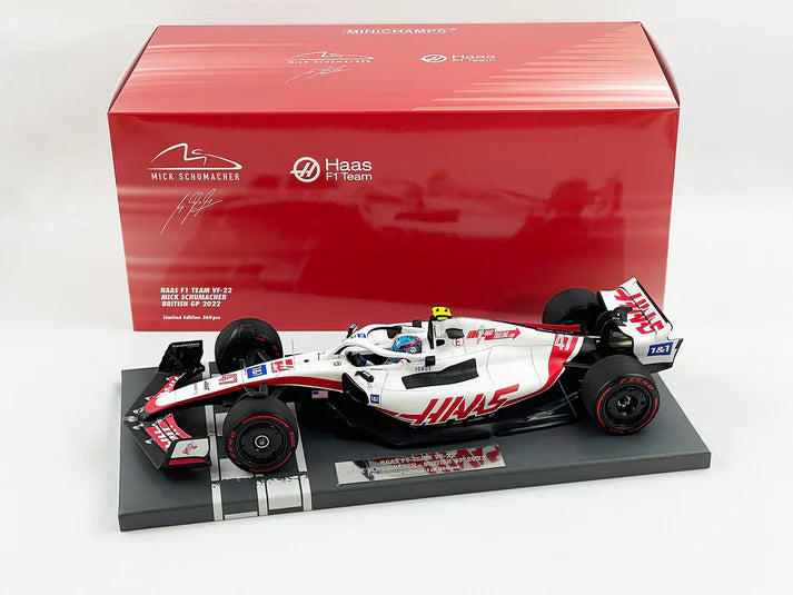 1:18th Haas F1 VF-22 Mick Schumacher #47 2022 British GP First Points