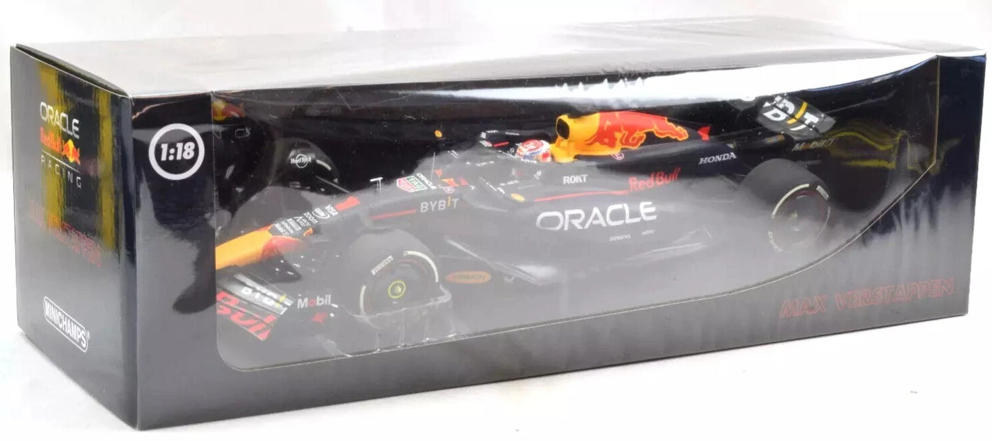 1:18th Scale Red Bull Racing RB20 Max Verstappen Bahrain GP Win 2024