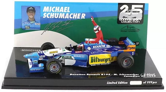 1:43rd Benetton B195 Michael Schumacher Taxi Jean Alesi 1995