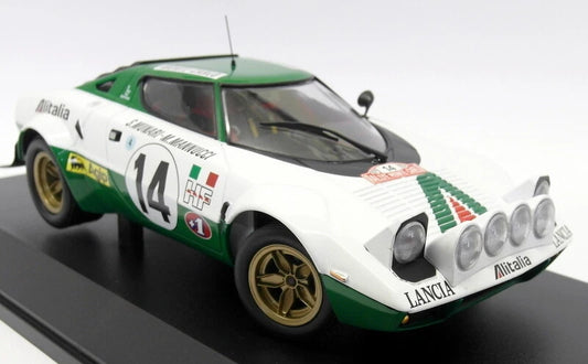 1:18th Lancia Stratos HF #14 Alitalia Monte Carlo 1975 Winner