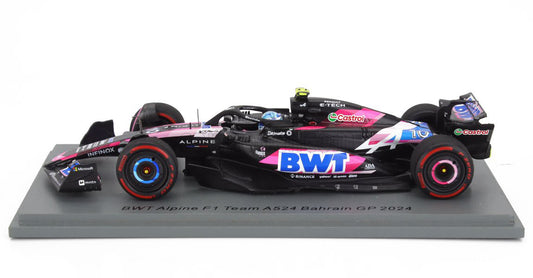 1:43rd BWT Alpine F1 Team A524 Pierre Gasly #10 Bahrain GP 2024