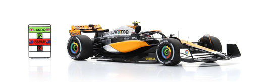 1:18th McLaren MCL60 Lando Norris #4 British GP 2nd Pl 2023