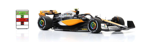 1:18th McLaren MCL60 Lando Norris #4 British GP 2nd Pl 2023