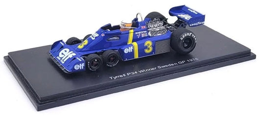 1:43rd Tyrrell P34 Jody Scheckter #3 Sweden GP Win 1976 //speedgear.com/cdn/shop/files/DS6809-1.webp?v=1785344035