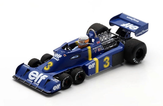 1:43rd Tyrrell P34 Jody Scheckter #3 Sweden GP Win 1976 //speedgear.com/cdn/shop/files/DS6809-1.webp?v=1785344035