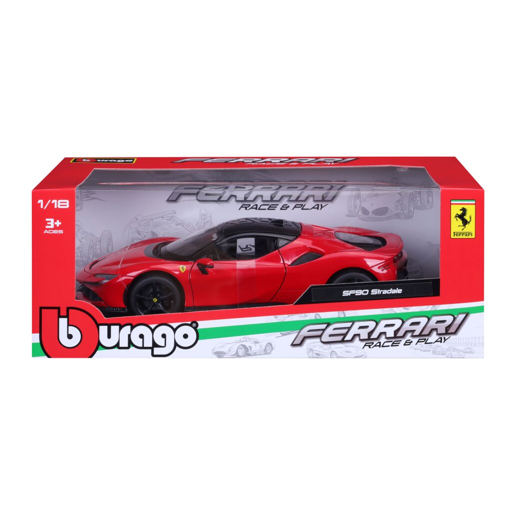 1:18th Ferrari SF90 Stradale Red