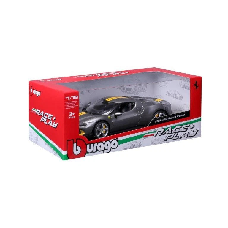 1:18th Ferrari 296 GTB Assetto Fiorano Grey