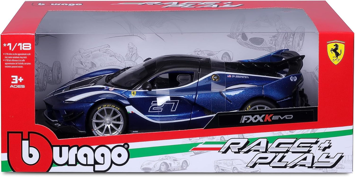 1:18th Ferrari FXX K Evo #27 Blue