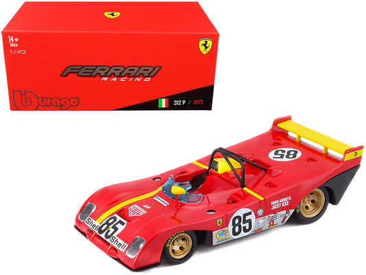 1:43 Racing Ferrari 312P 1972 #85 Red