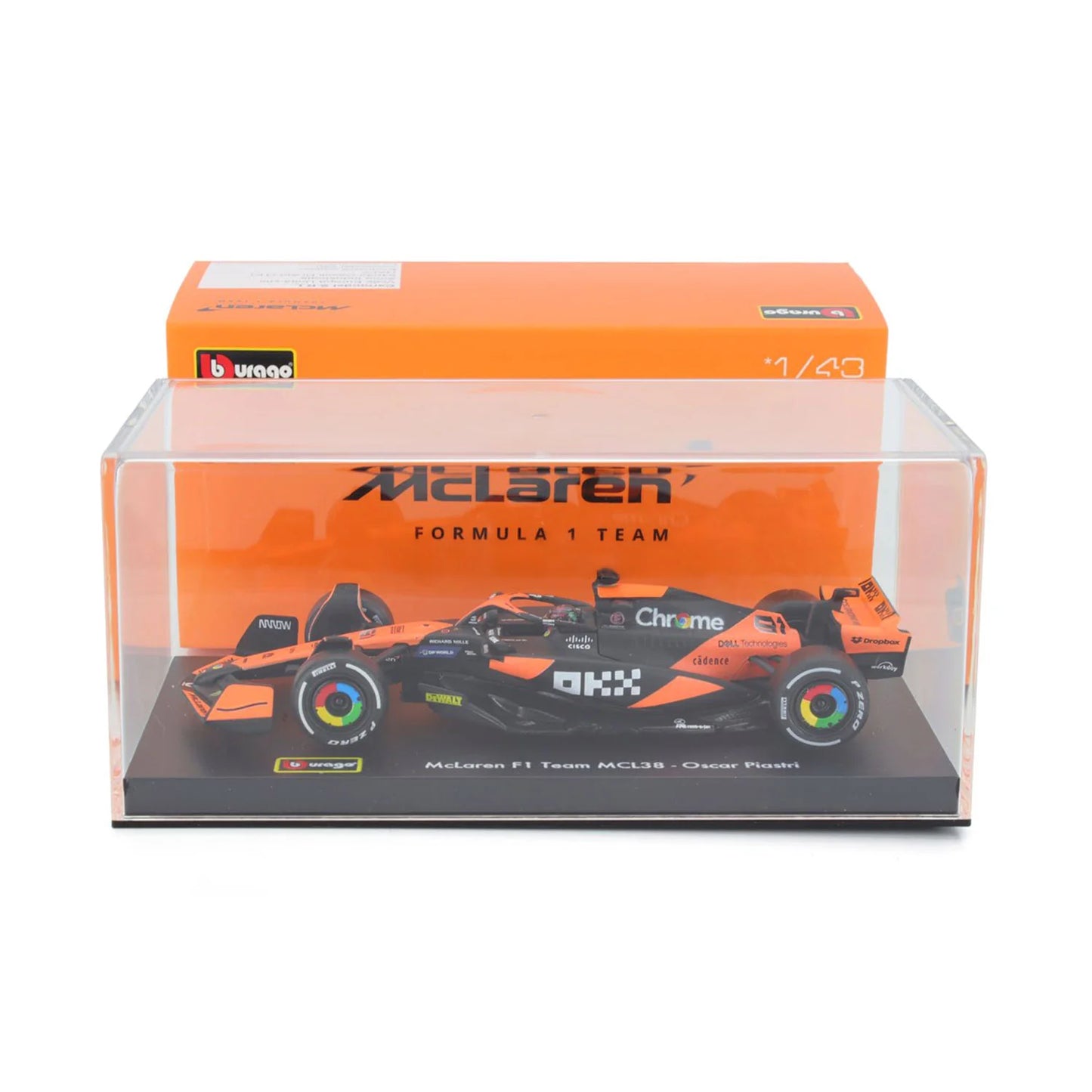 1:43rd Scale McLaren Racing MCL38 Oscar Piastri #81 Miami GP