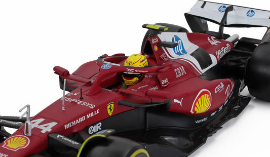 1:43rd Scuderia Ferrari F1 SF-25 Lewis Hamilton #44 Red