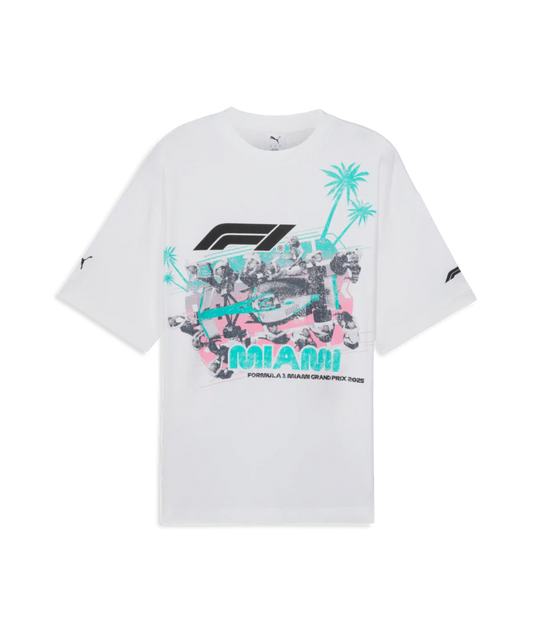 Puma x F1 Pitstop Miami Tee Shirt White