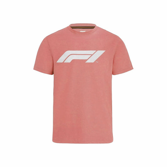 Puma x F1 ESS Logo Tee Pink Fruit