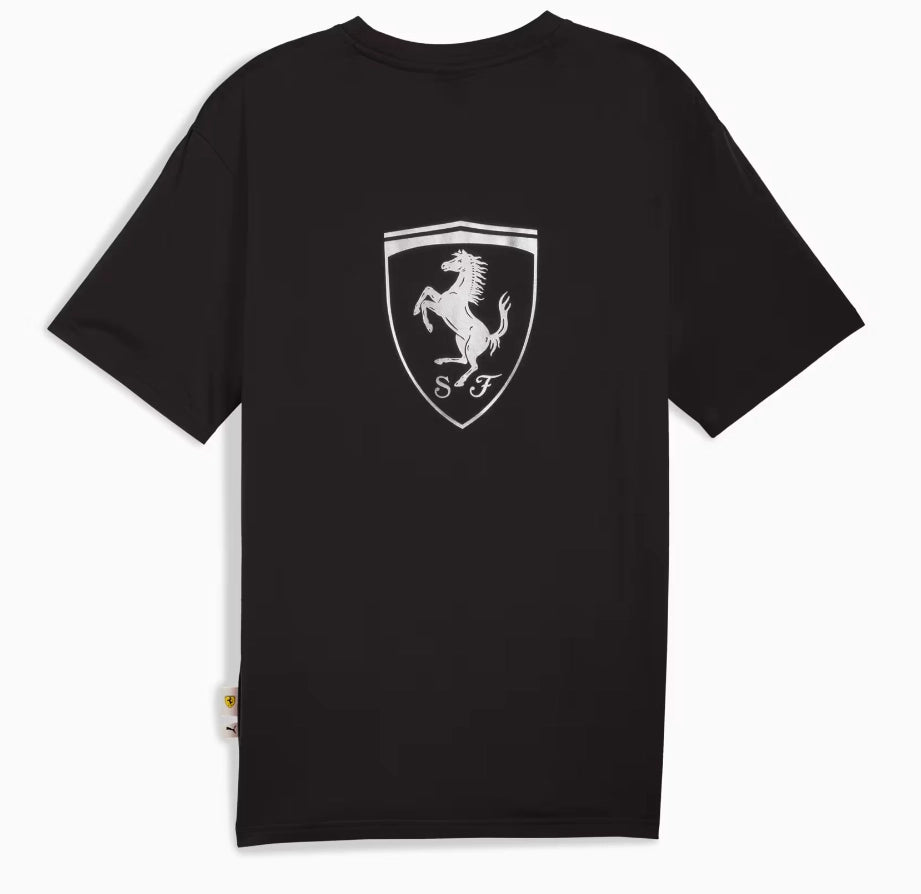 Puma Ferrari Lifestyle Shield Tee Black