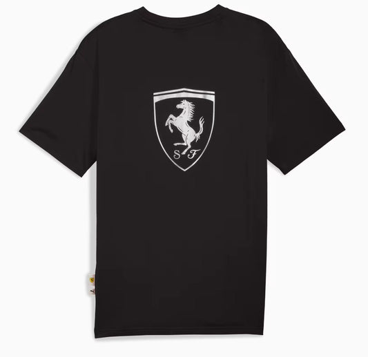 Puma Ferrari Lifestyle Shield Tee Black