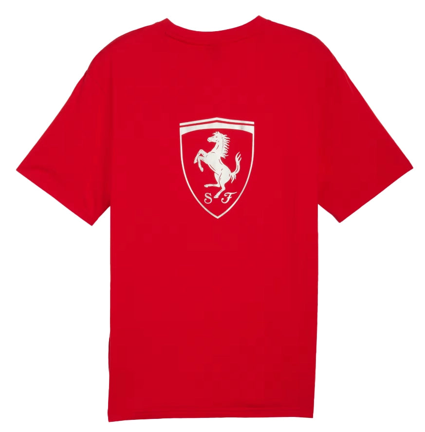 Puma Ferrari Lifestyle Shield Tee Red