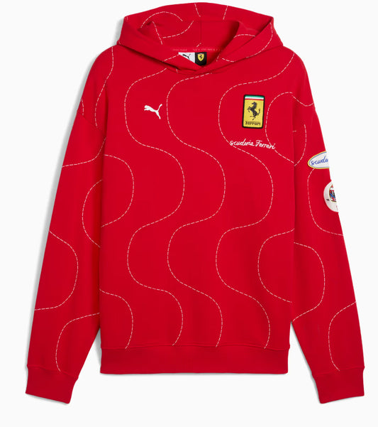 Scuderia Ferrari F1 Monza GP Hoodie Red 2025