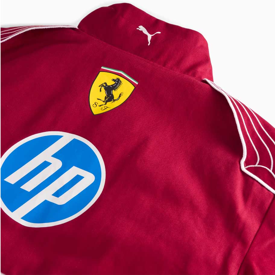 Scuderia Ferrari F1 Vintage Team Jacket 2025 Red