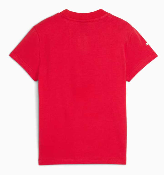 Scuderia Ferrari F1 Ladies Big Shield Tonal Tee Red