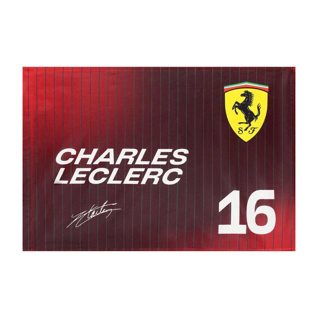 Scuderia Ferrari F1 Charles LeClerc #16 Flag – Speedgear
