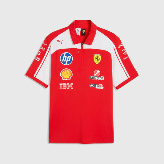 Scuderia Ferrari F1 Authentic Team Polo Shirt Red //speedgear.com/cdn/shop/files/FR6214-3.webp?v=1774878635