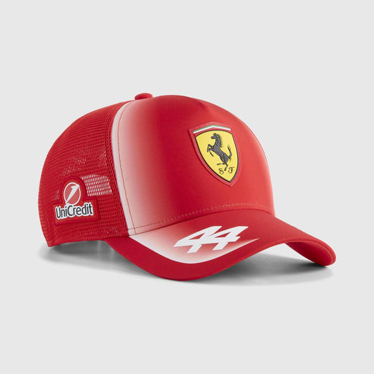 Scuderia Ferrari F1 Lewis Hamilton #44 Hat Red //speedgear.com/cdn/shop/files/FR6512.webp?v=1771528910
