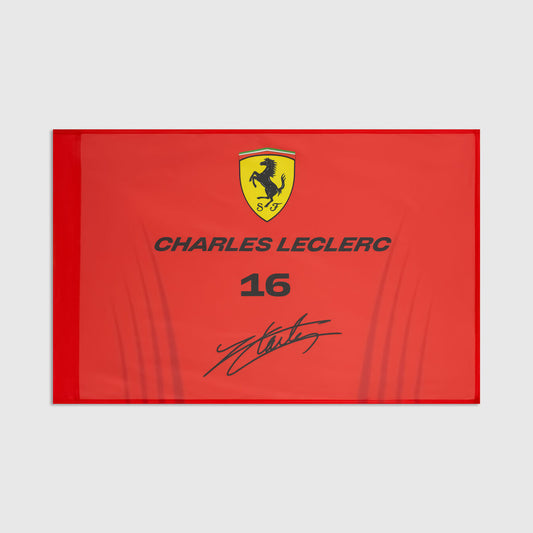 Scuderia Ferrari F1 Charles LeClerc #16 Flag //speedgear.com/cdn/shop/files/FR6912.jpg?v=1775654590