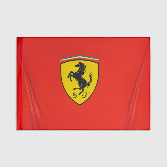 Scuderia Ferrari F1 Shield Logo Flag Red //speedgear.com/cdn/shop/files/FR6913.jpg?v=1775655863