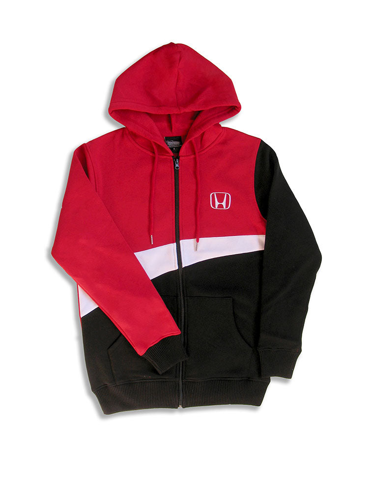 Honda Red Wave Full Zip Hooded Sweatshirt – Speedgear