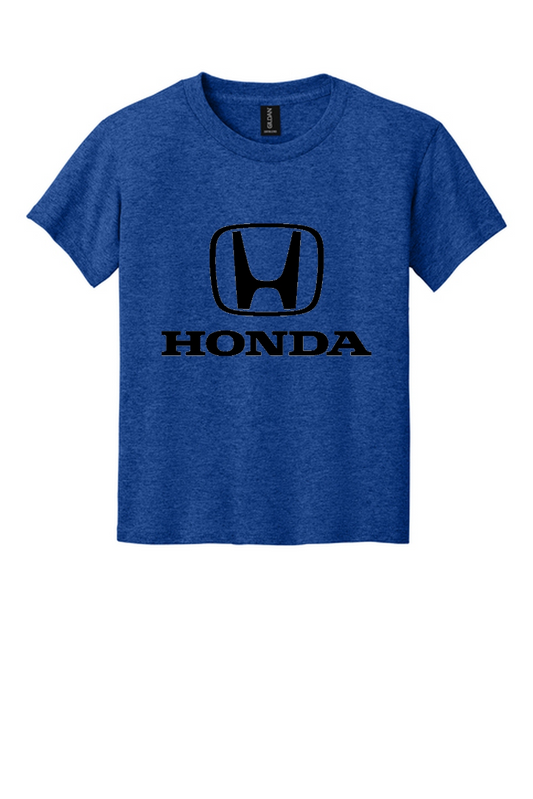 Honda Racing Kids Large Logo Tee Heather Blue //speedgear.com/cdn/shop/files/HM6007-HtrDpRoyal-12-8000BHtrDpRoyalFlatFront6.png?v=1783958750