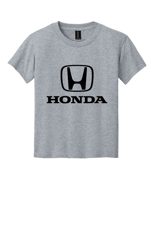 Honda Racing Kids Large Logo Tee Sport Grey //speedgear.com/cdn/shop/files/HM6011-SportGrey-12-8000BSportGreyFlatFront6.png?v=1783959527
