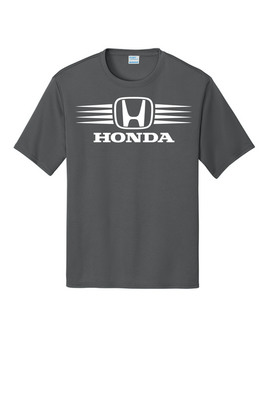 Honda Racing Stripes Performance Tee Charcoal //speedgear.com/cdn/shop/files/HM6132-PC380CharcoalFlatFront4.png?v=1784119474